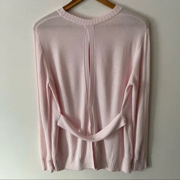 Lululemon Sincerely Yours Sweater / Size 10 / Pink Glow Cashlu Relaxed - Picture 4 of 10